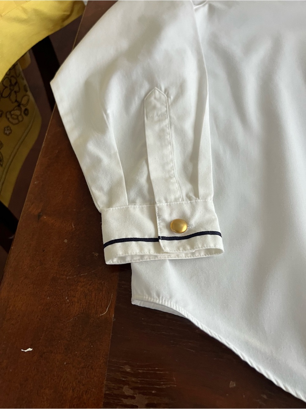 PENDLETON Embroidered Neck Button-Down Long-Sleeve Blouse | 12 - Picture 11 of 14